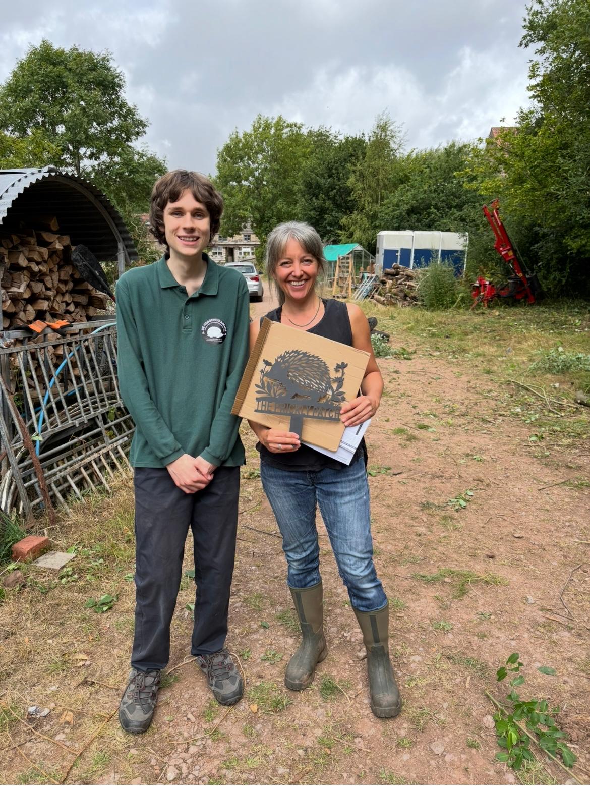 Dylan Allman and Emily Prickly Patch